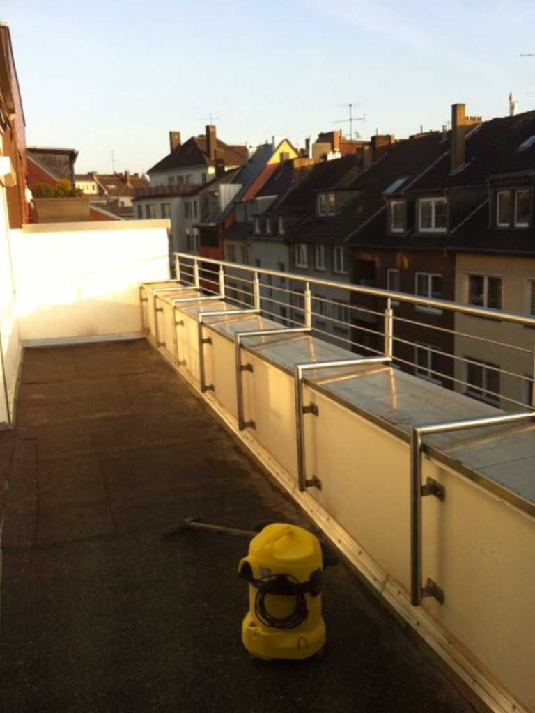 Balkon Geländer aus Edelstahl