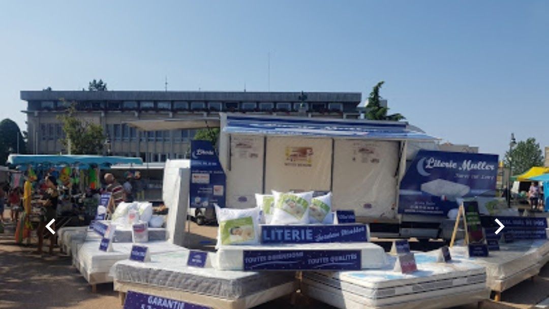 Notre camion magasin de literie