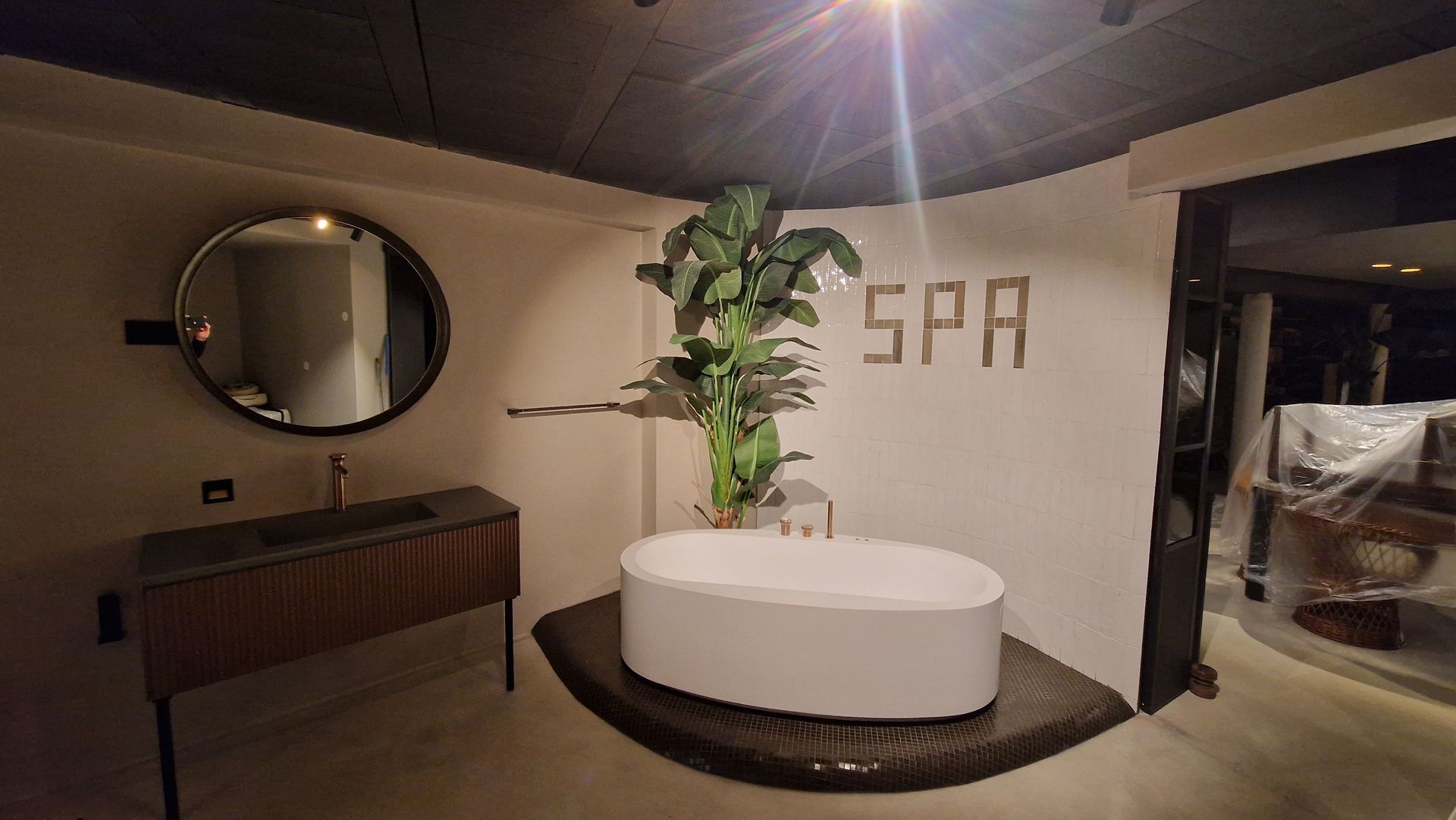 Salle de détente pour un spa