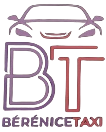 Un logo pour une compagnie de taxi appelée berenice taxi