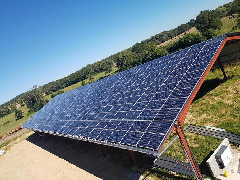 Installation panneaux photovoltaiques