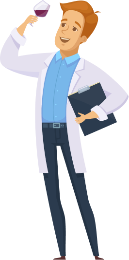 Une personne en blouse blanche