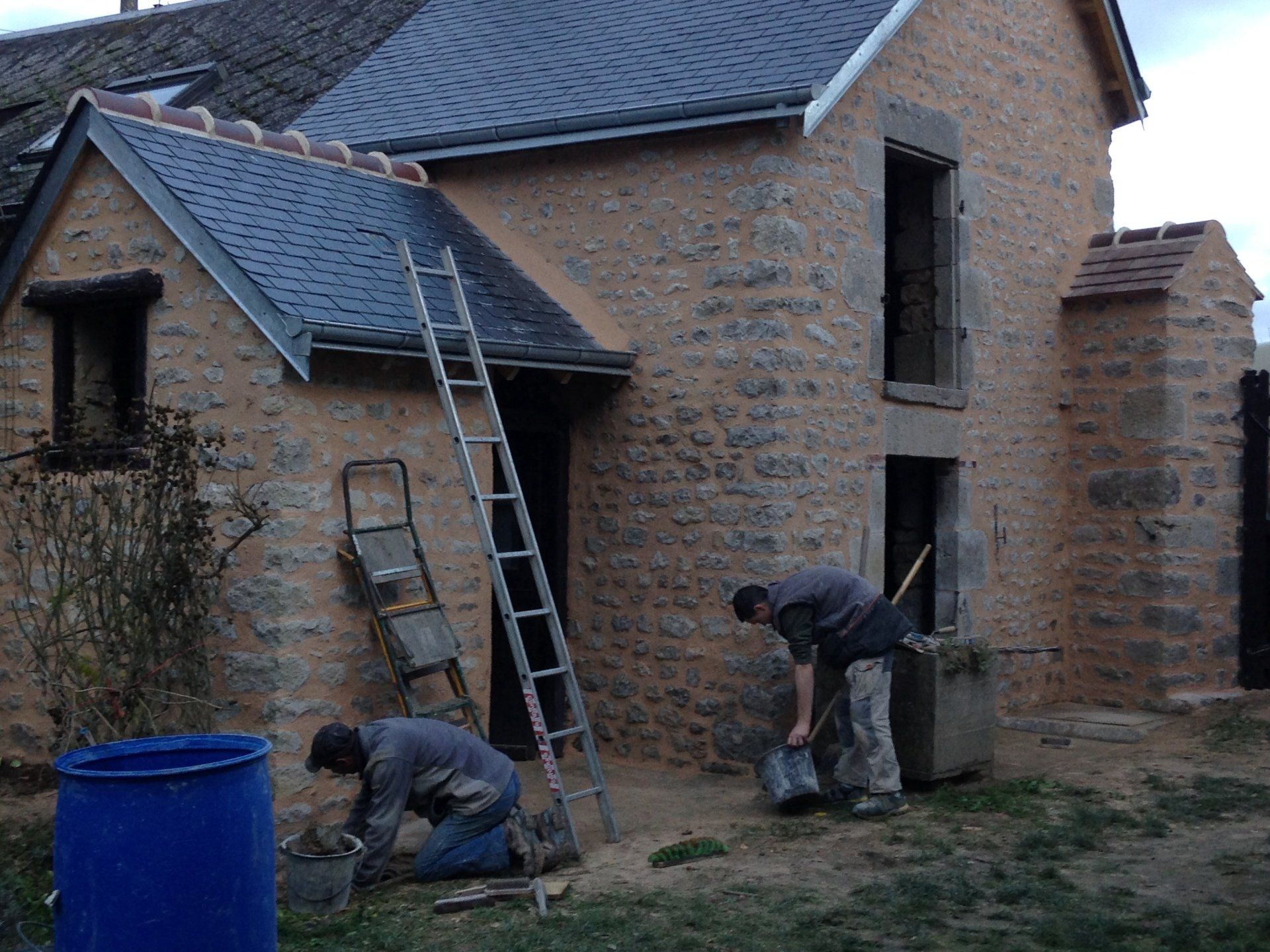 Maçonnerie pierre et joint