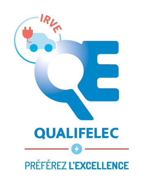 Le logo IRVE QUALIFELEC.