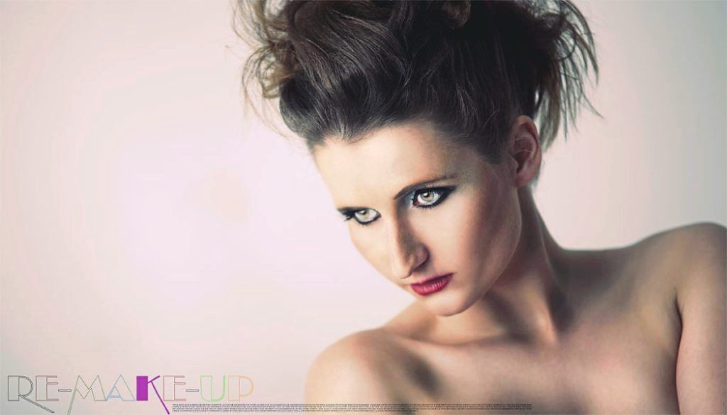 Fotoshooting Schminkmodell