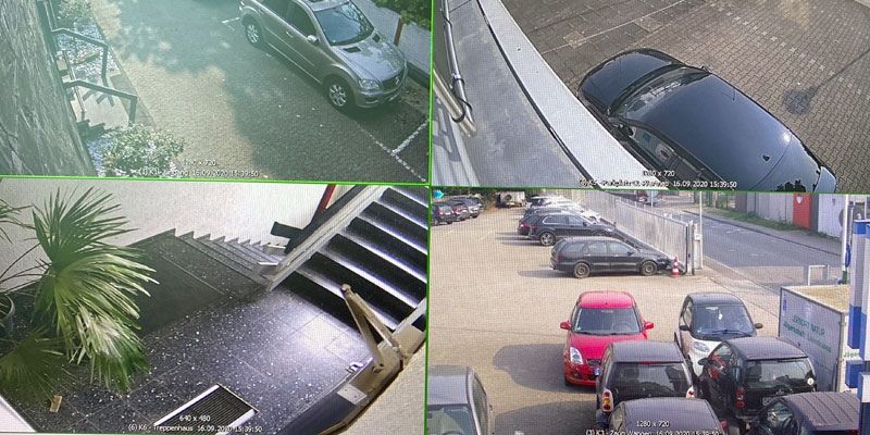 Bilder einer Überwachungskamera, Winkler Alarmtechnik GmbH