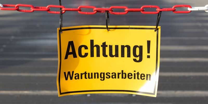 Achtung Wartungsarbeiten, Winkler Alarmtechnik GmbH