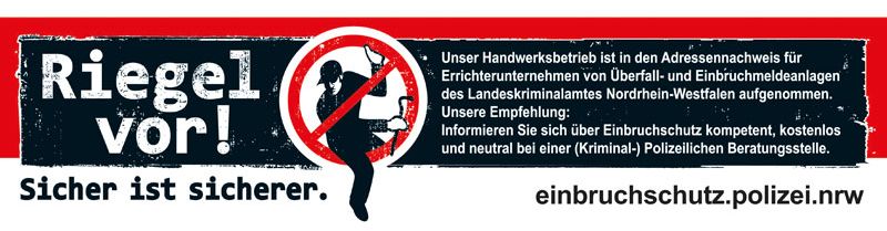 Icon Riegel vor!, Winkler Alarmtechnik GmbH