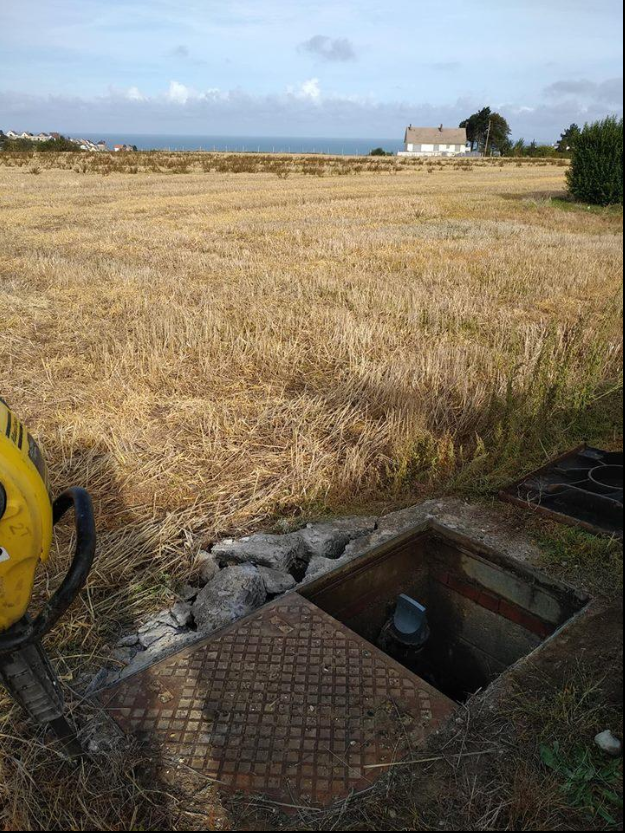 Travaux d'assainissement