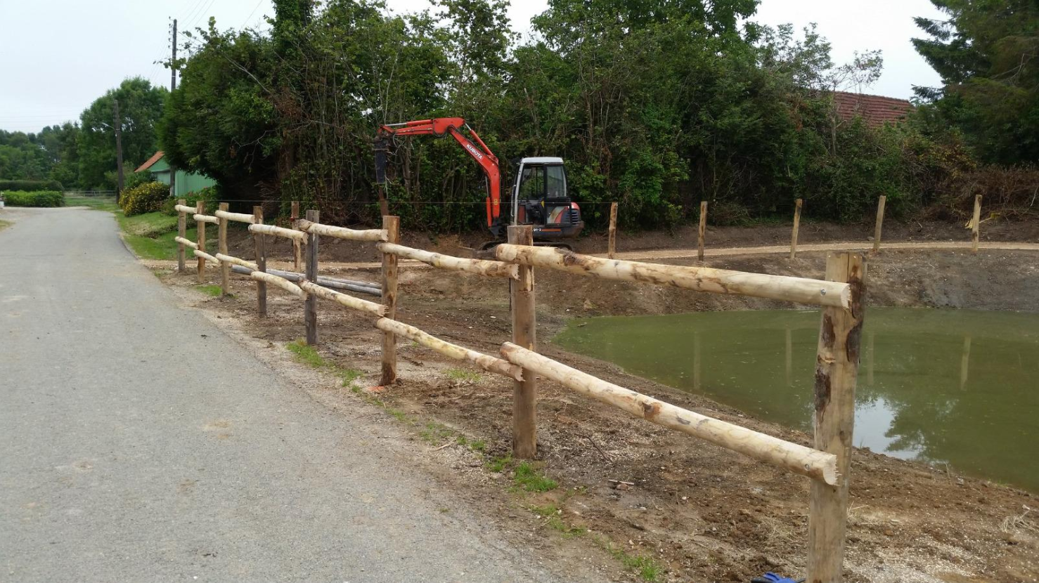 Création de pontons et de passerelles