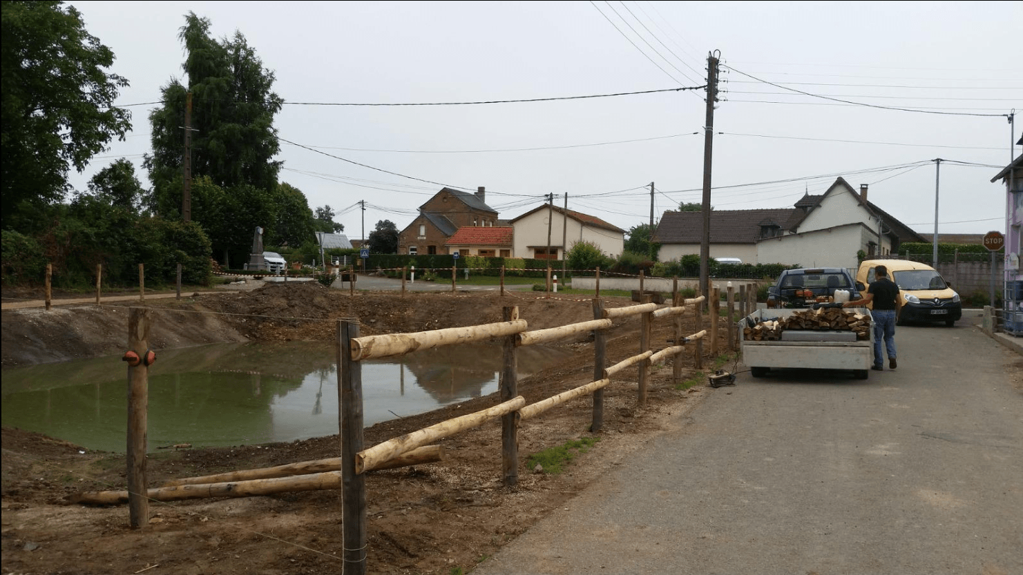 Pontons et passerelles en chêne local