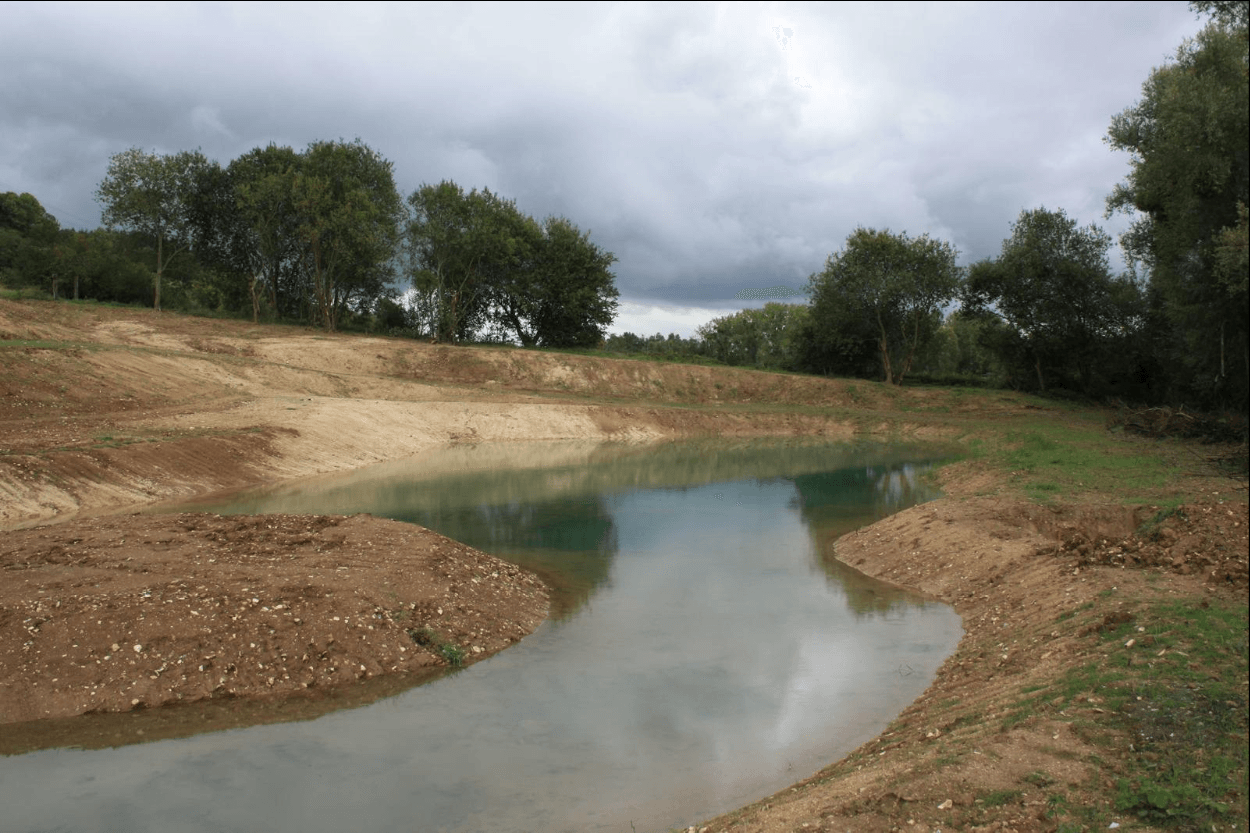 Travaux en milieu humide