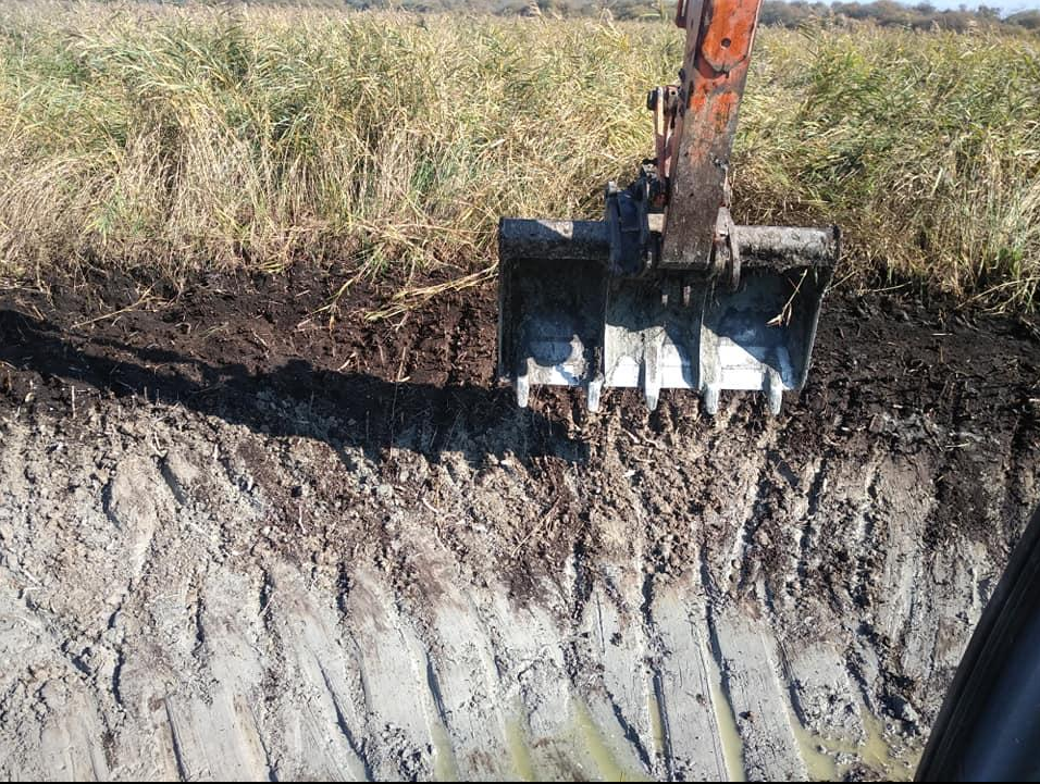 Réalisation de travaux de terrassement