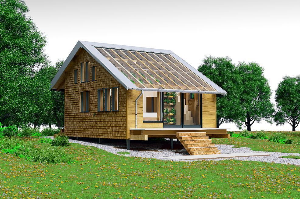 Kreis Haus Lehm Verputz Boden Dämmstoff