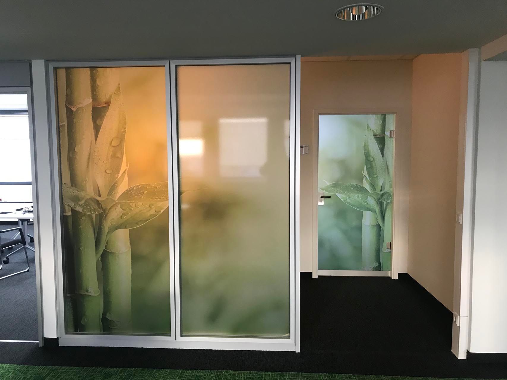 Digitaldruck auf Glasdekor