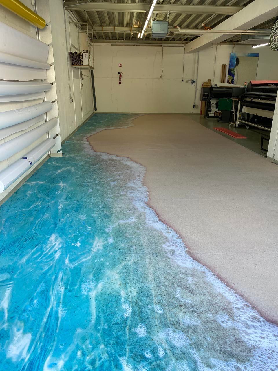 Digitaldruck auf Bodenfolien