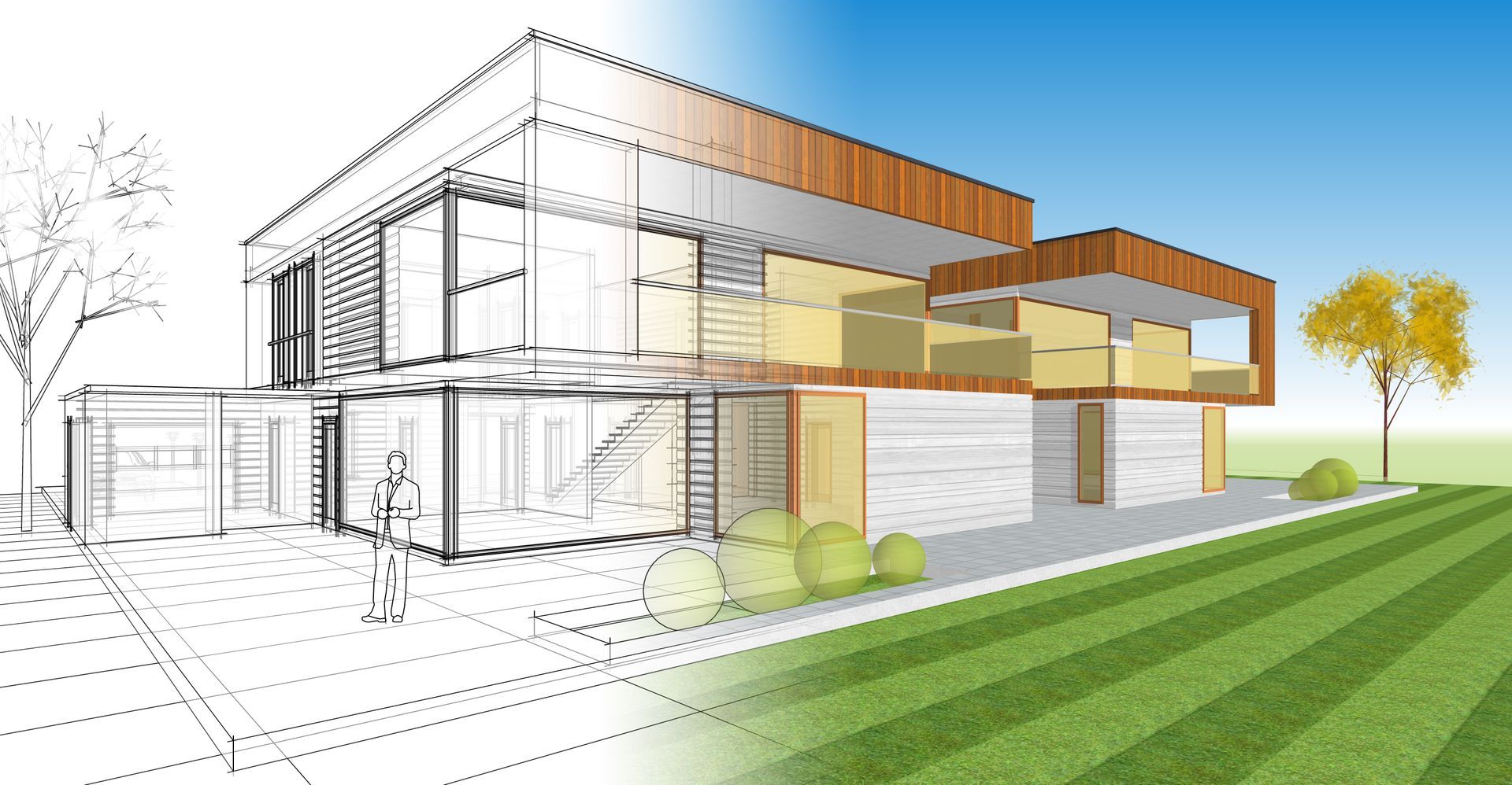 Plan d'une future villa