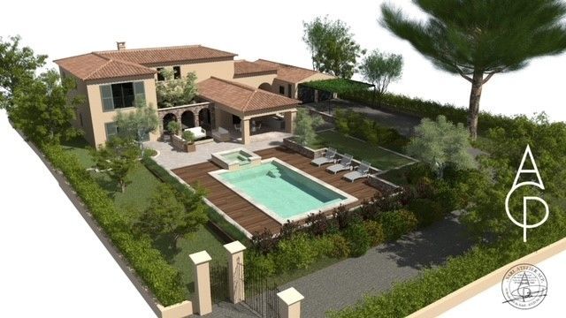 Plan d'une villa après avoir été rénovée