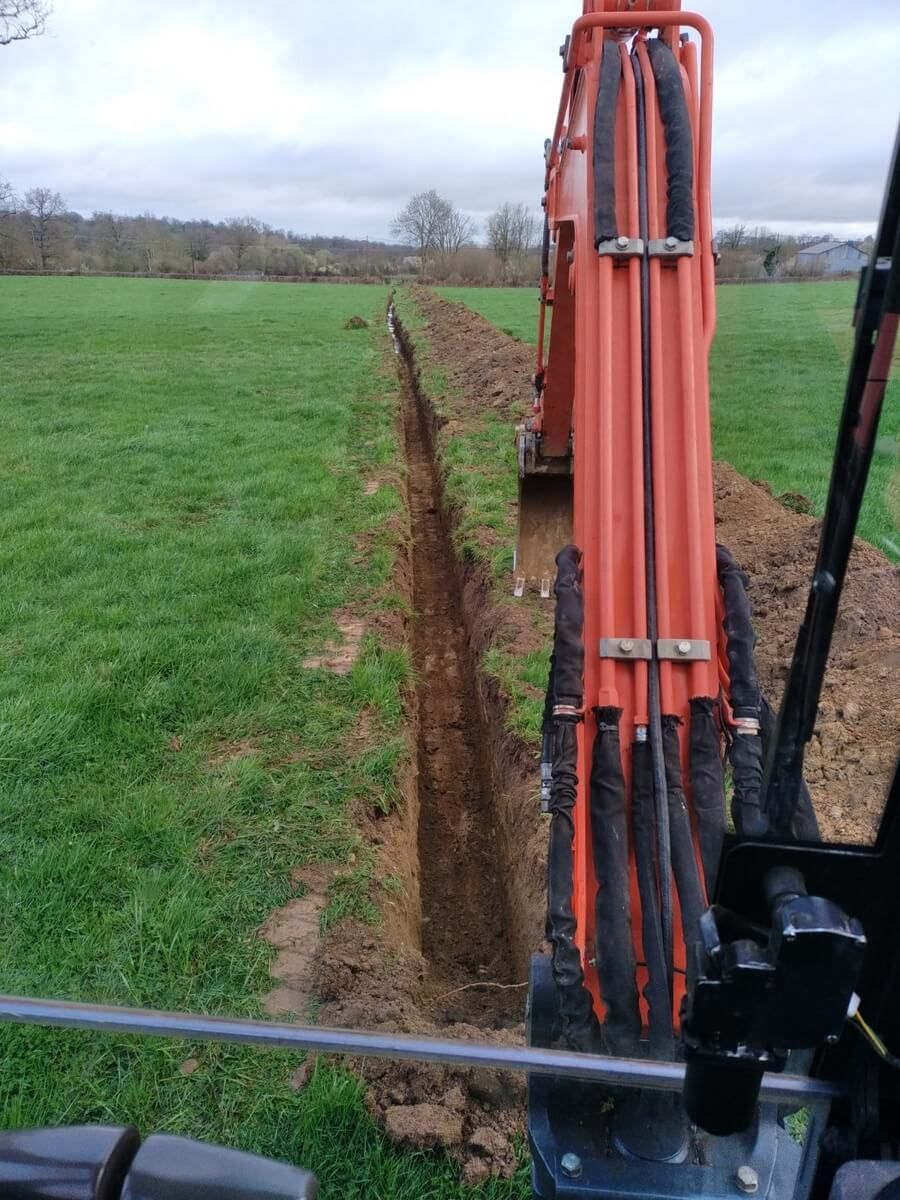 Installation de fosse septique