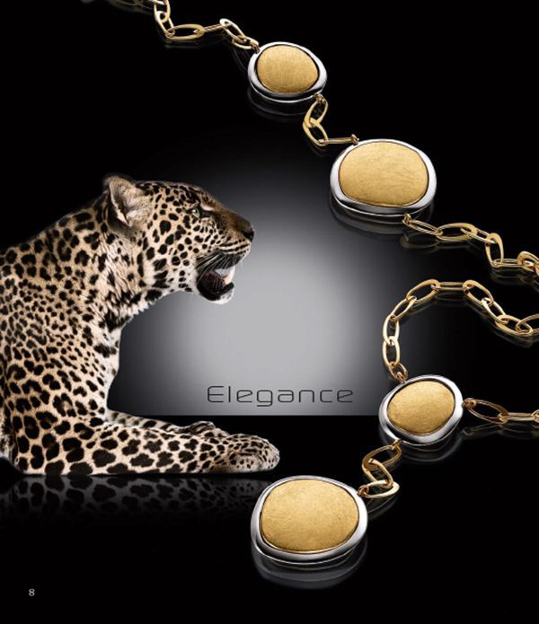 Goldene Kette mit Gelbe Steine