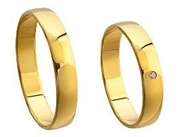 40 Goldring abgerundet