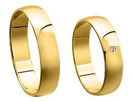 50g Goldring abgerundet