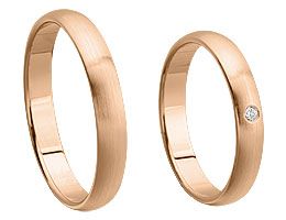 Rosegoldring abgerundet