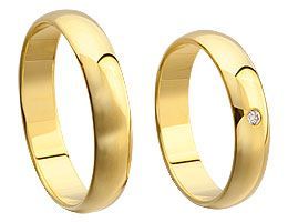 45 goldring abgerundet