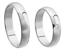 Silberring mit stein, abgerundet mittel