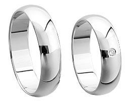 Silberring mit stein, abgerundet mittel