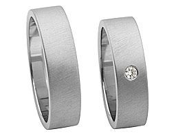 Silberring mit stein, matt