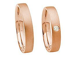 Rosegold mit stein, sandoptik