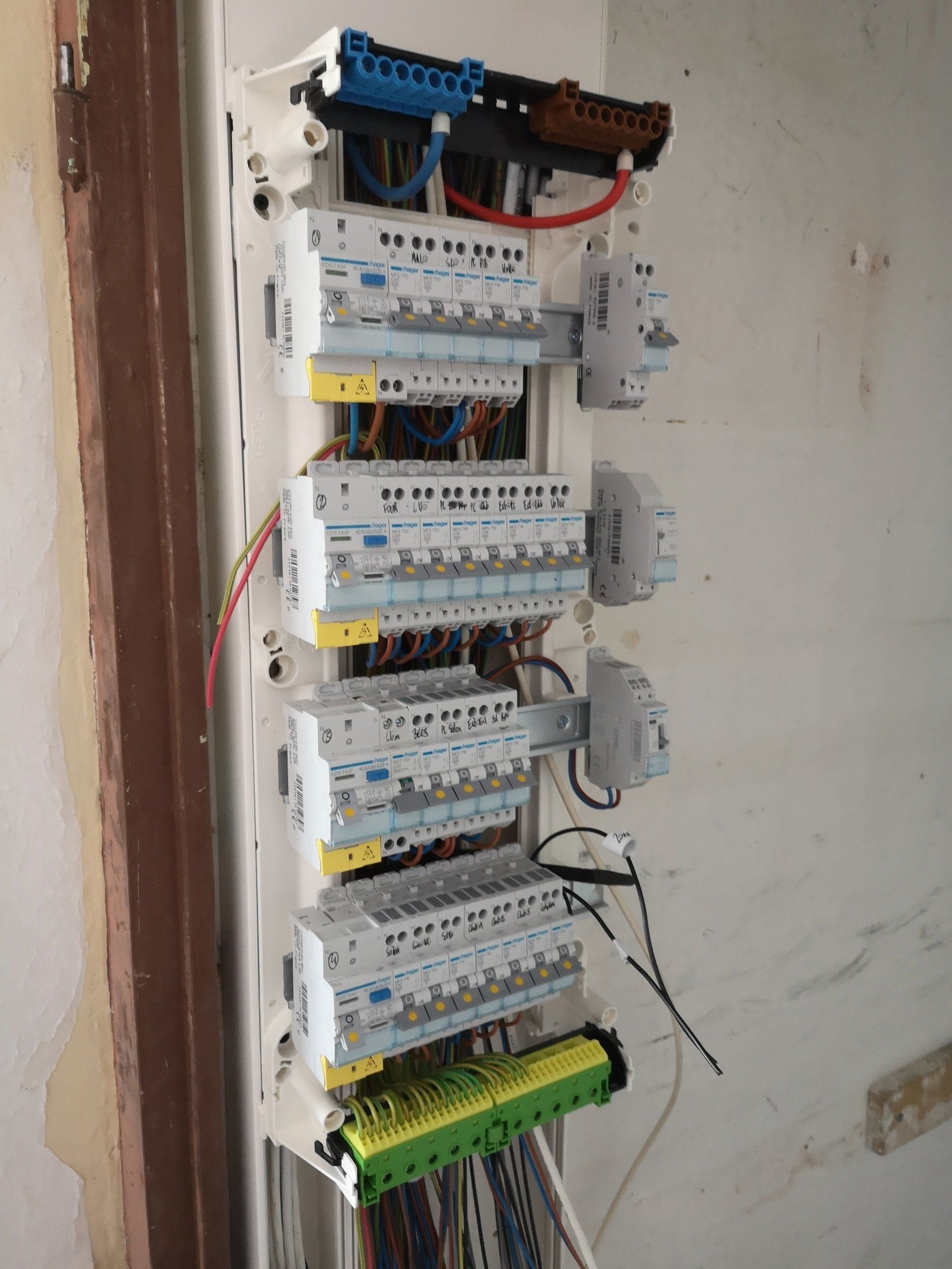 Mise en service d'un circuit électrique