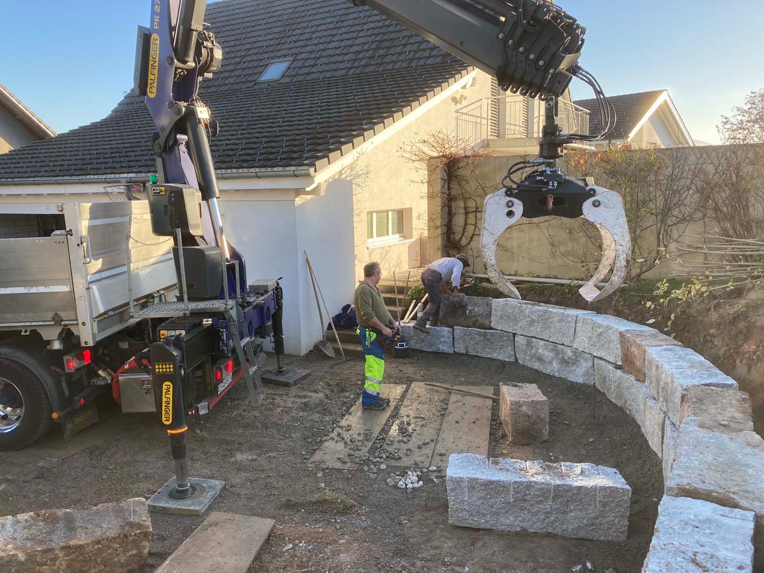 Gartenbau Steinmauer - Gardenpower in Männedorf