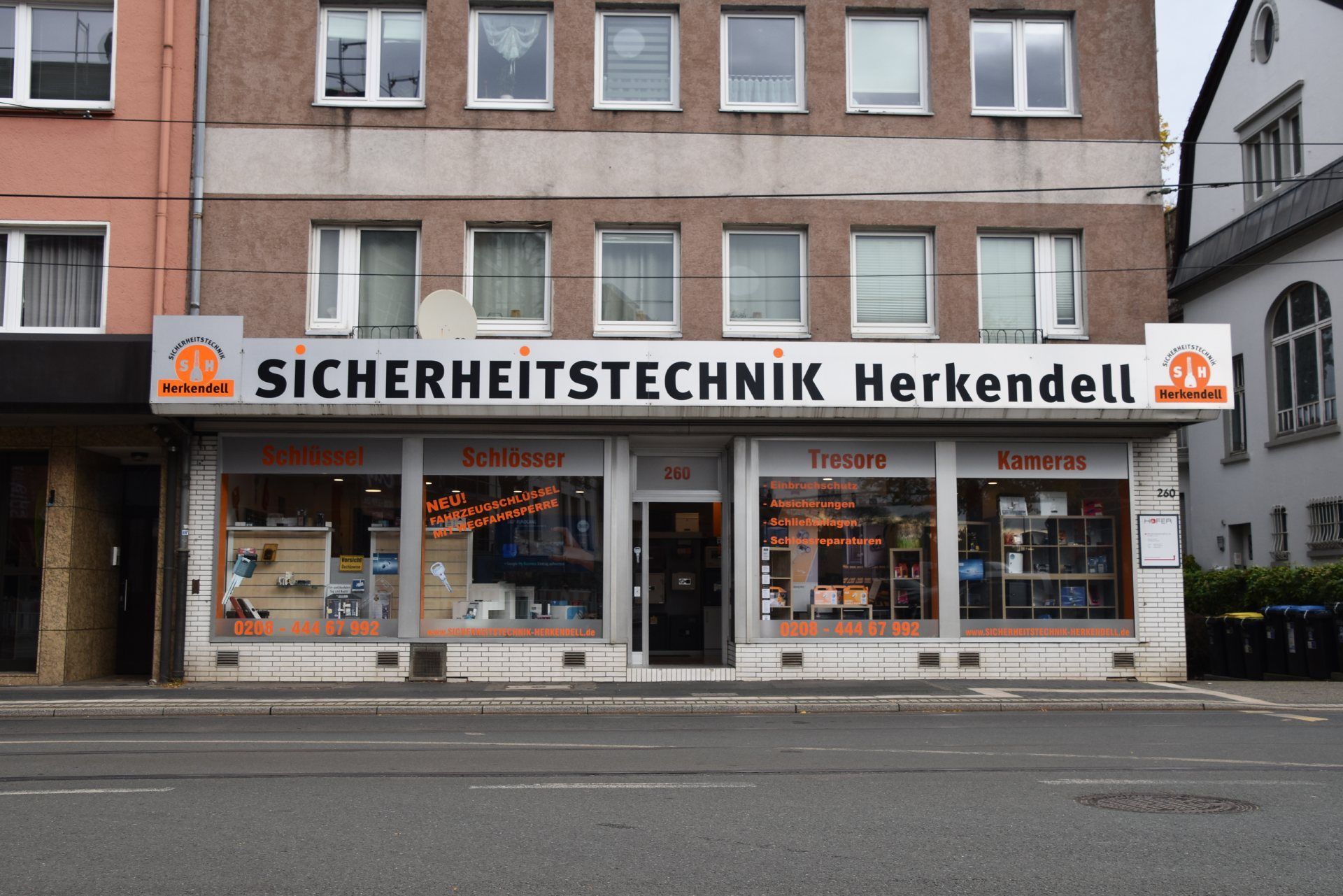 Außenansicht von Sicherheitstechnik Herkendell in Mülheim an der Ruhr