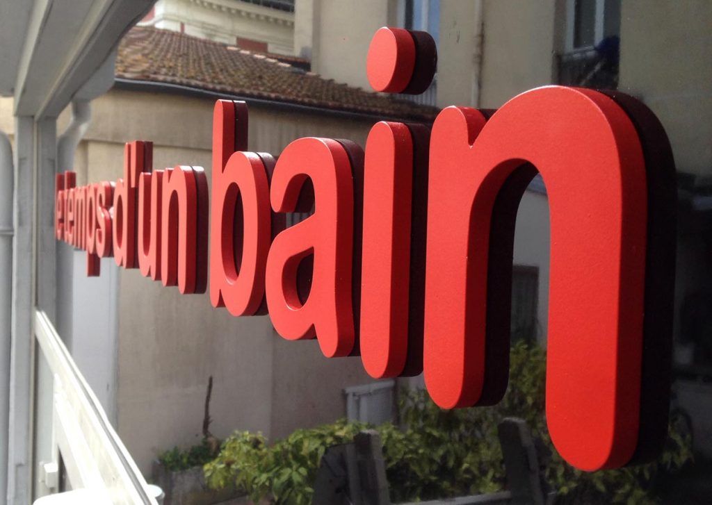 Enseigne Le temps d'un bain