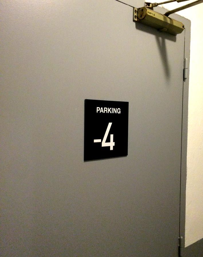 Signalétique parking