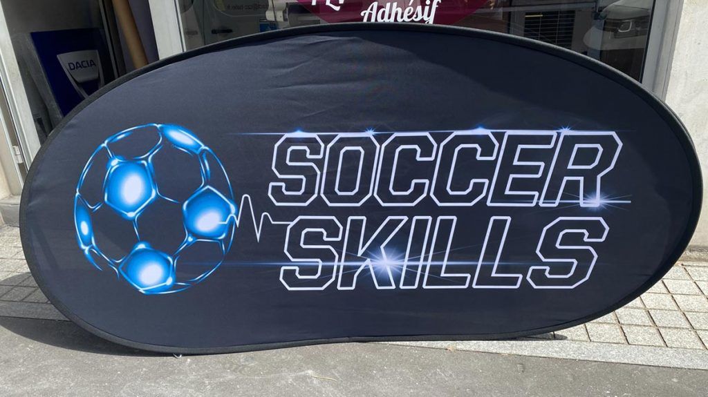 Banderole Soccer Skills