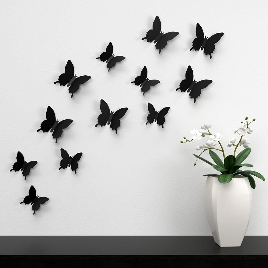 Autocollants muraux papillons