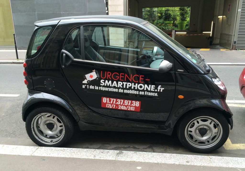Impression véhicule Urgence Smartphone