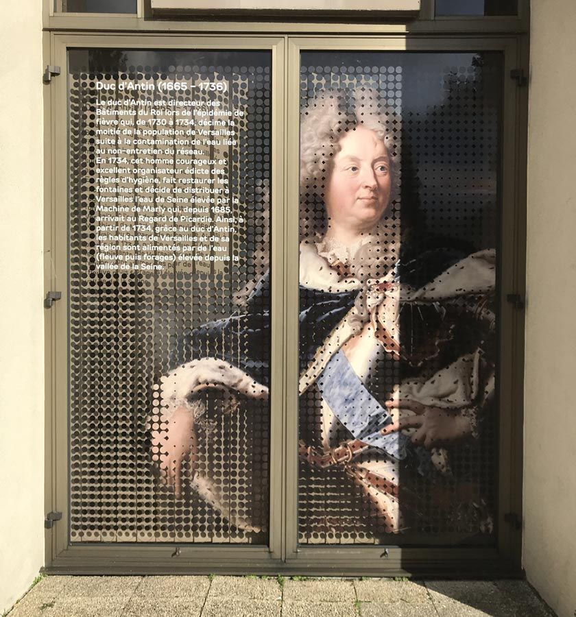 Impression vitrine Duc Antin