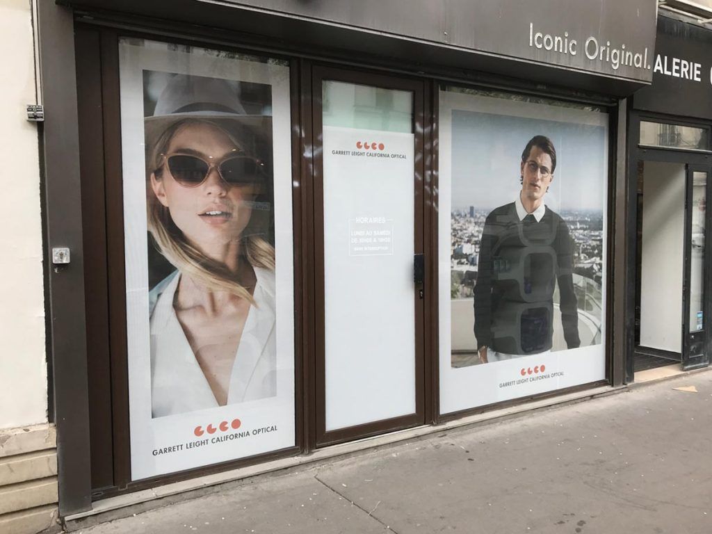 Impression vitrine Garrett
