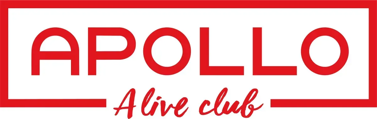 Apollo Alive -klubin logo punaisella valkoisella taustalla