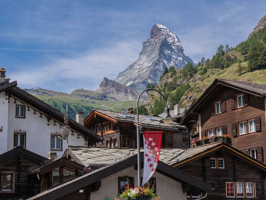 Matterhorn view from the village