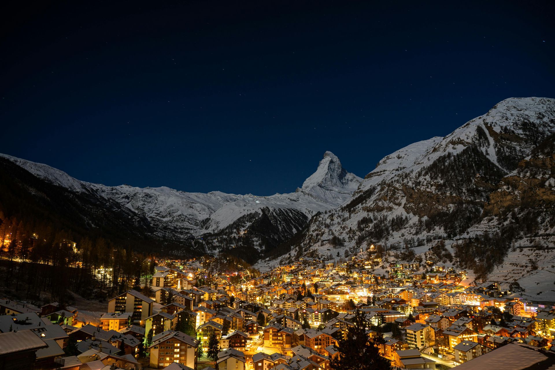 Zermatt by night