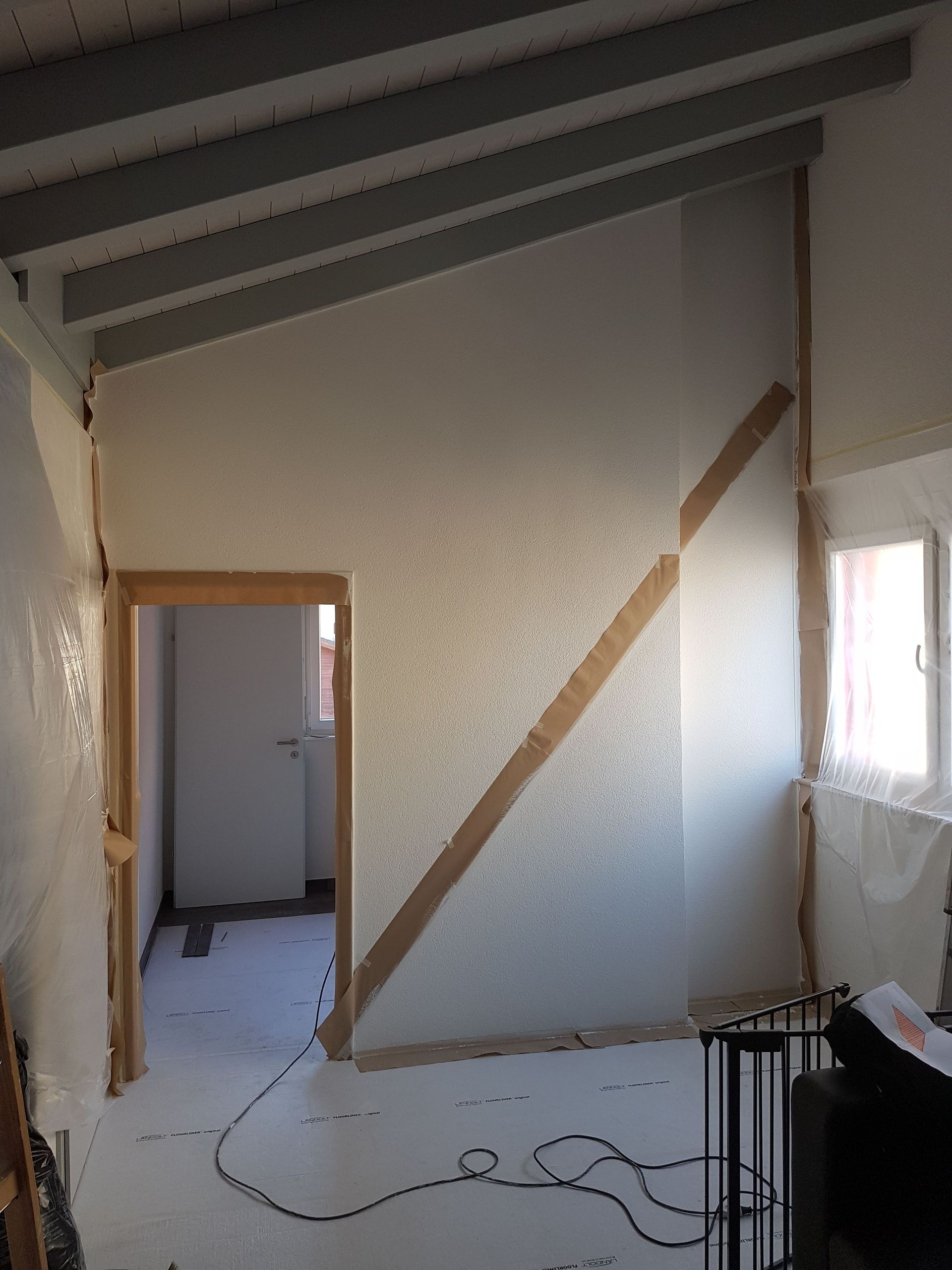 Cavallo Peinture Sàrl - peinture intérieure - mur fantaisie