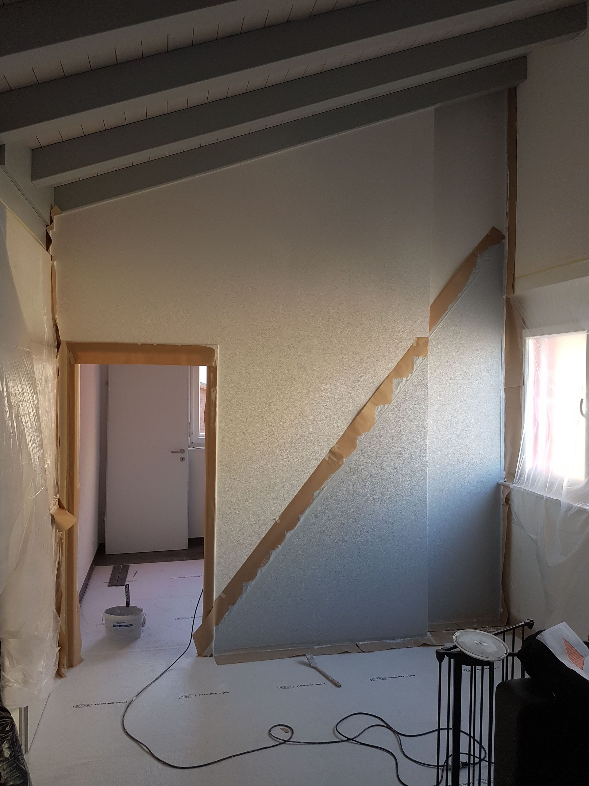 Cavallo Peinture Sàrl - peinture intérieure - mur fantaisie