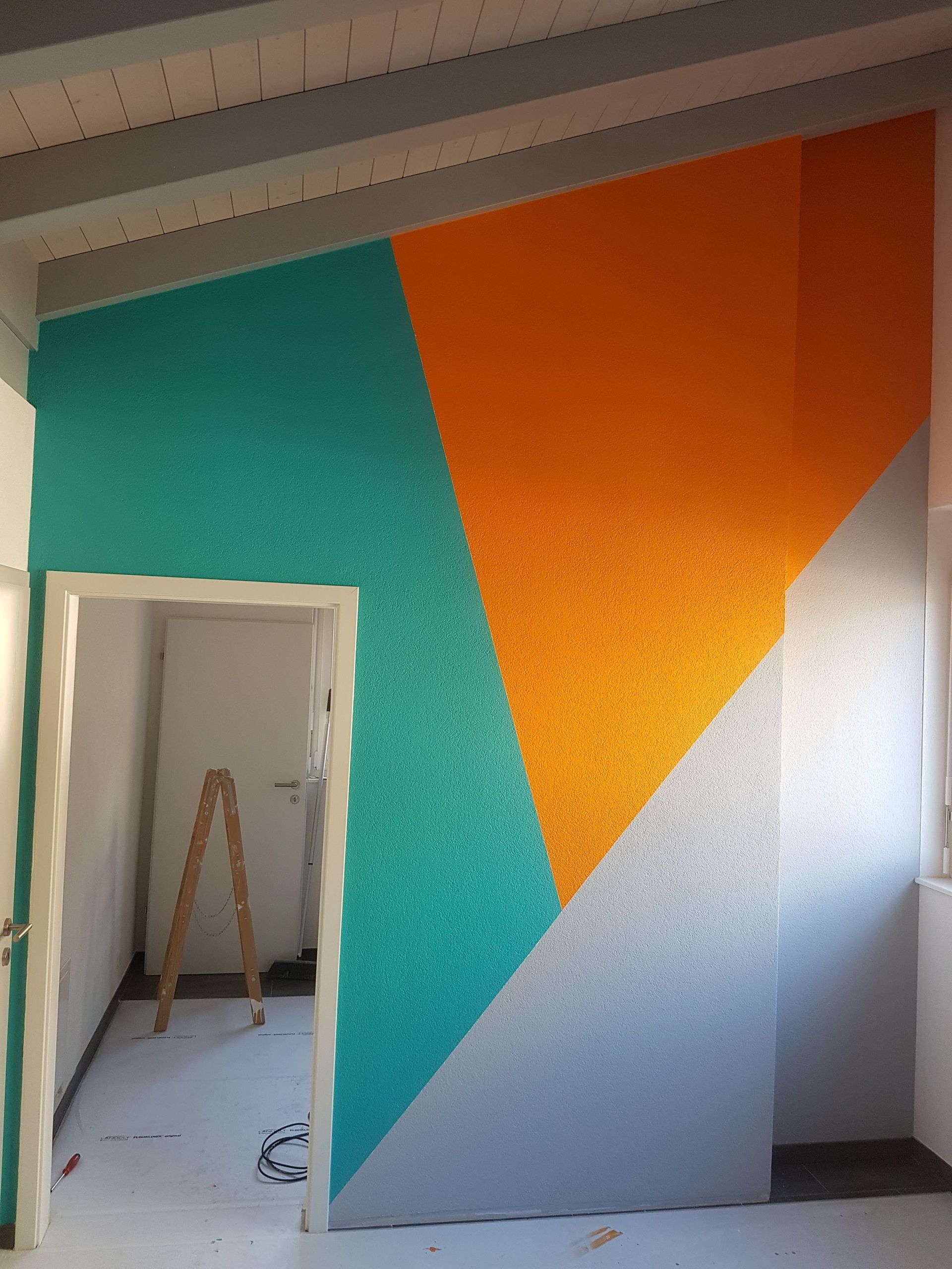 Cavallo Peinture Sàrl - peinture intérieure - mur fantaisie