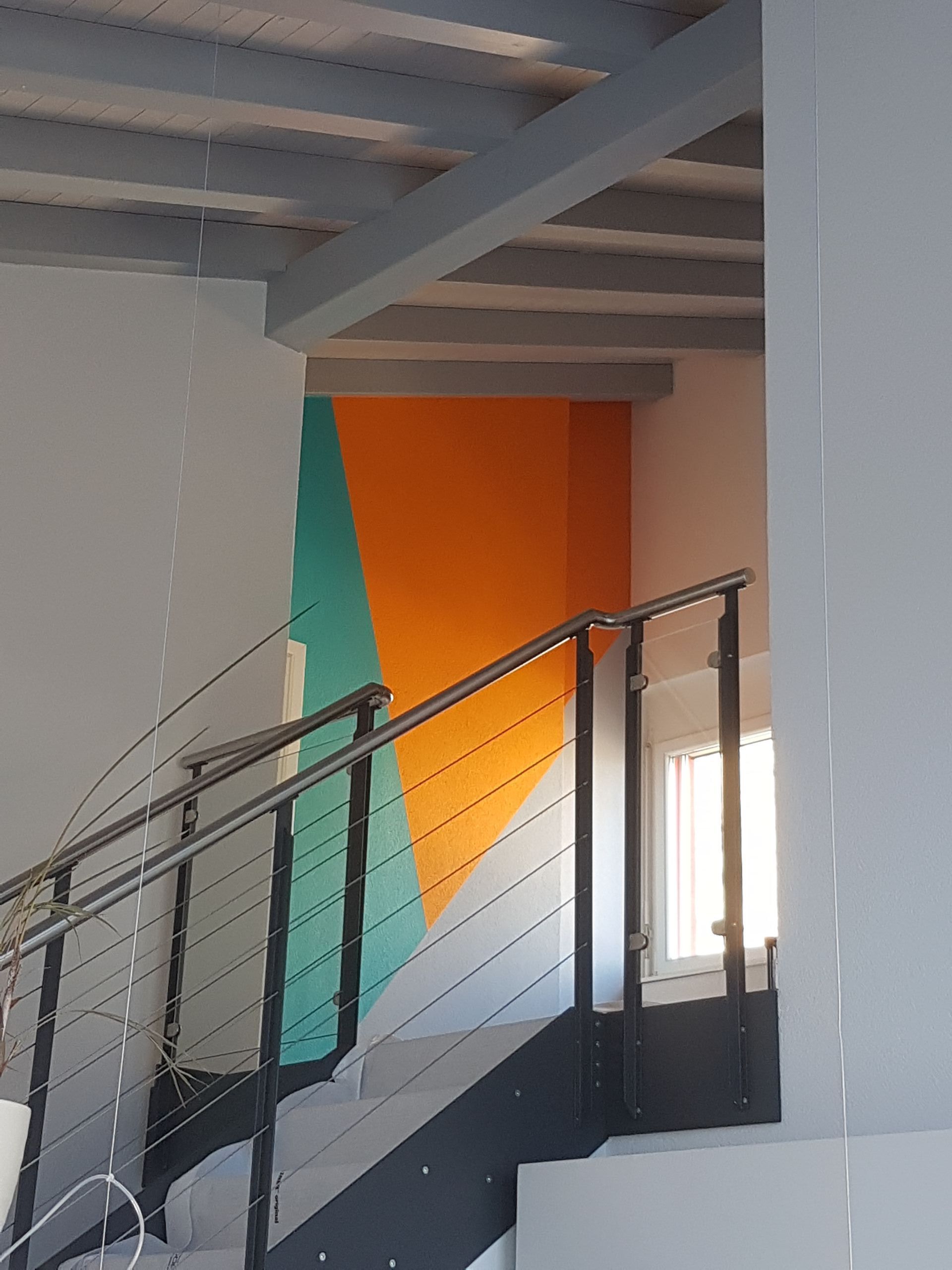 Cavallo Peinture Sàrl - peinture intérieure - mur fantaisie