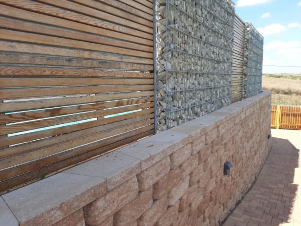 Mauer aus Sandstein